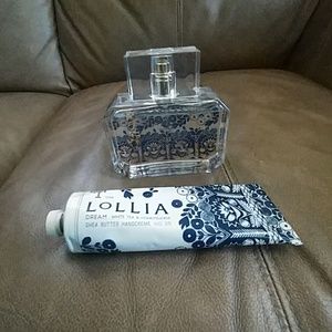 Lollia Dream perfume and handcreame